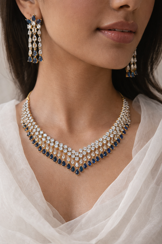 American diamond Necklace set