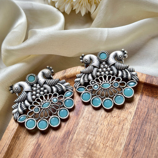 Monalisa Stone peacock Earrings