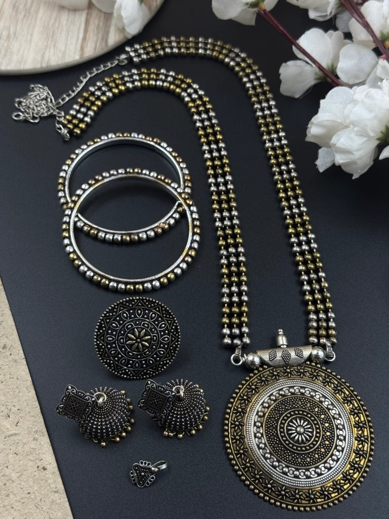 SHAHSHA 5-PIECE DUAL TONE GIFT SET