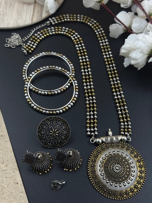 SHAHSHA 5-PIECE DUAL TONE GIFT SET