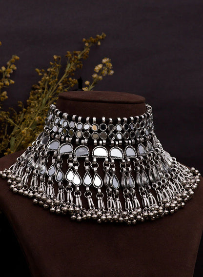 Darpan Choker Necklace - Bloom - By Sushmita