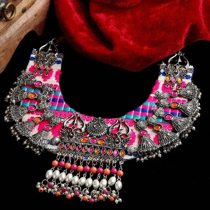 HANDMADE colourful Choker Necklace